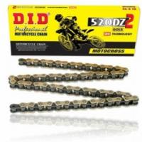 DID 520 DZ2 120 Links Professional Motocross Gold Chain Enduro / Off-road / MX