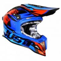 Just1 J12 Carbon Dominator - Small - Neon Blue & Red