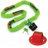 Mammoth 10mm Square Heavy Duty Lock and Chain 1.8m and Junior Anchor