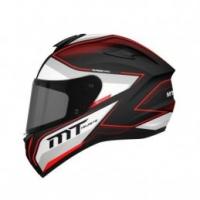 MT Targo Interact Red Helmet -XLarge