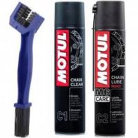 Motul Chain Cleaning and Preperation Kit with Chain Brush
