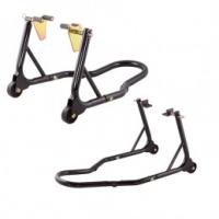 FRONT AND REAR SERIES 3 PADDOCK STAND PAIR - BLACK