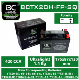 BCTX20H-FP-SQ Lithium Battery