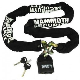 Mammoth 10mm Square Heavy Duty Lock and Chain 1.8m